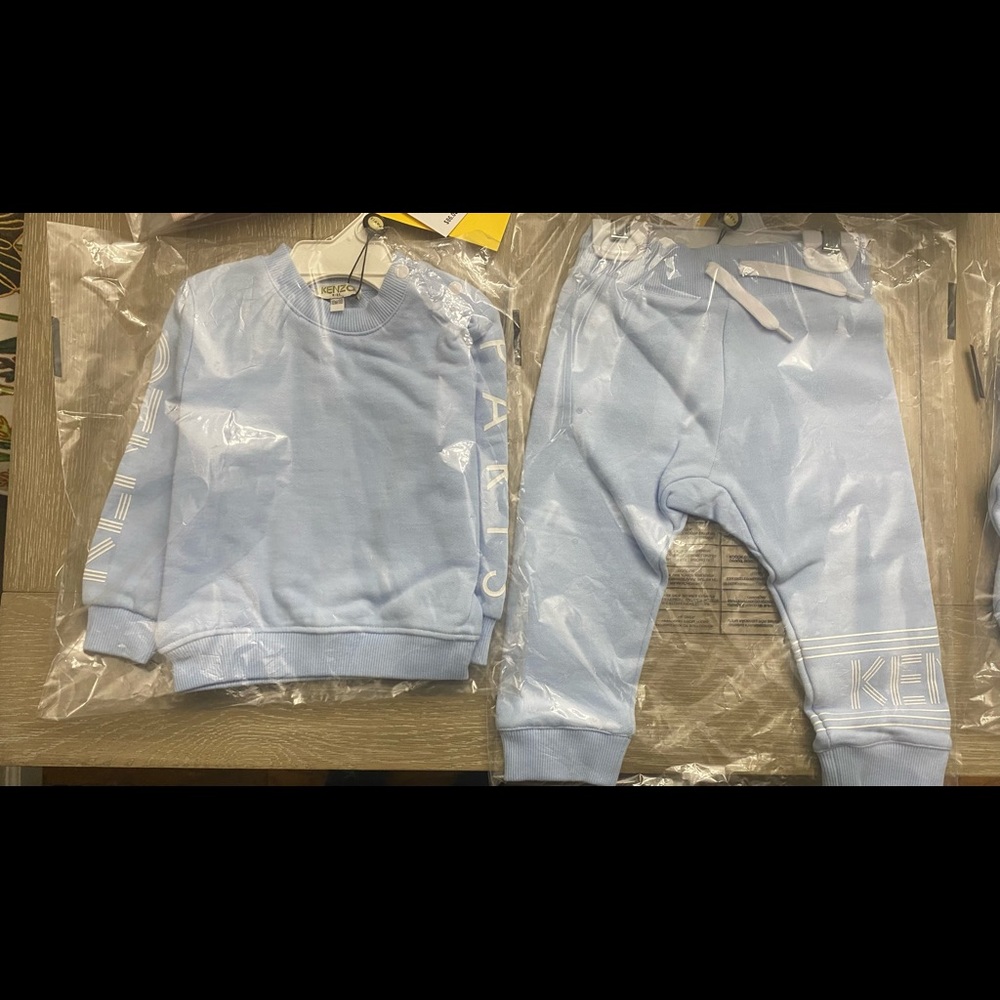 Nwt kenzo kids set sweatshirt and pants 9 months